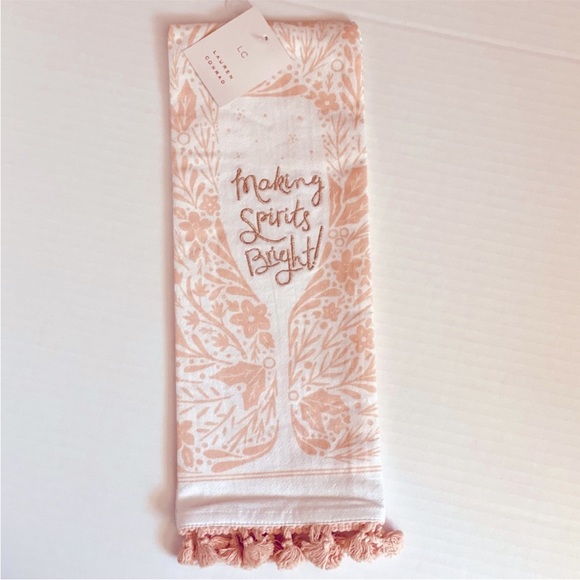 LC Lauren Conrad Making Spirits Bright Kitchen Towels Set of 2 - Picture 2 of 8
